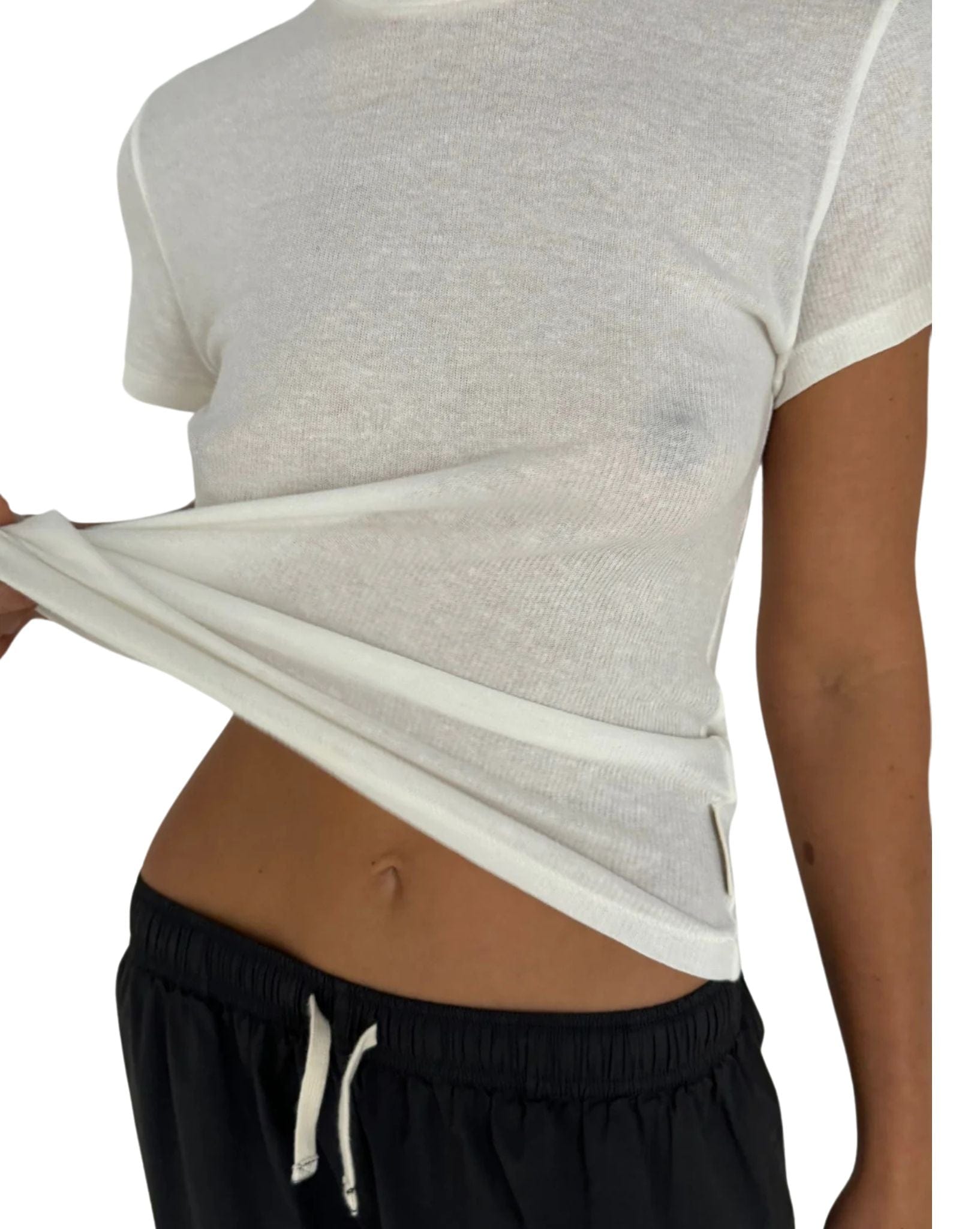 Zulu & Zephyr Womens Rib Hemp Jersey T-Shirt