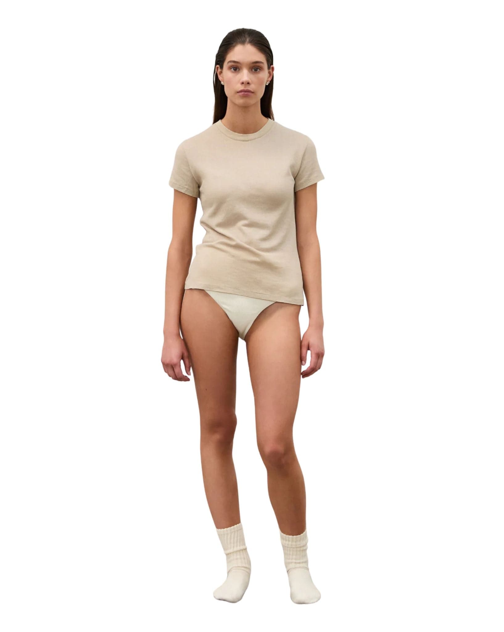 Zulu & Zephyr Womens Rib Hemp Jersey T-Shirt