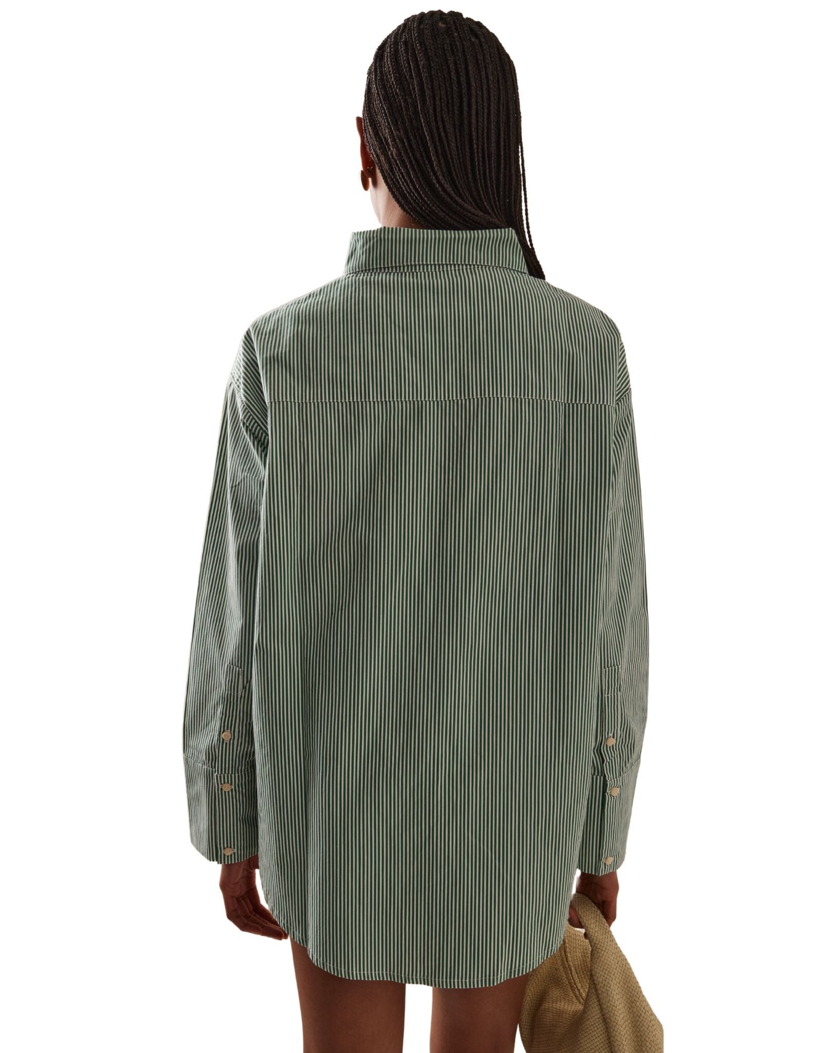 Zulu & Zephyr Womens Tallow Pin Stripe Cotton Shirt