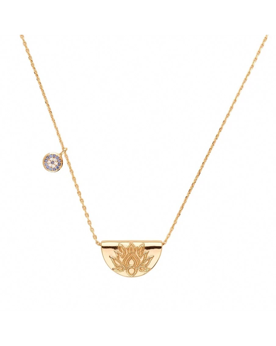 Gold Lucky Lotus Necklace