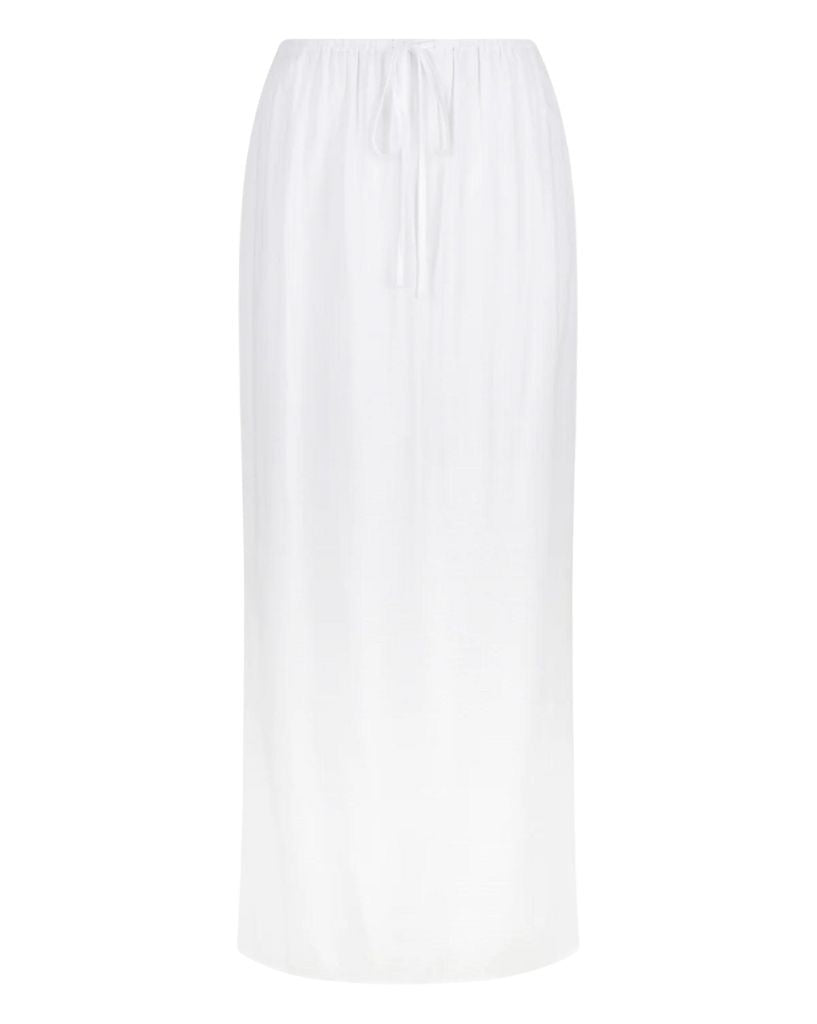 Bare by Charlie Holiday The Tie Midi Skirt White