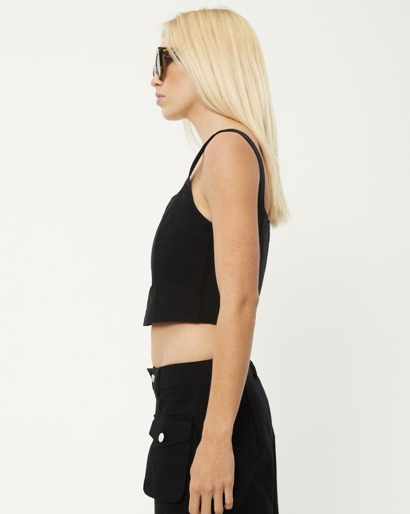 Afends Linger - Recycled Corset Top