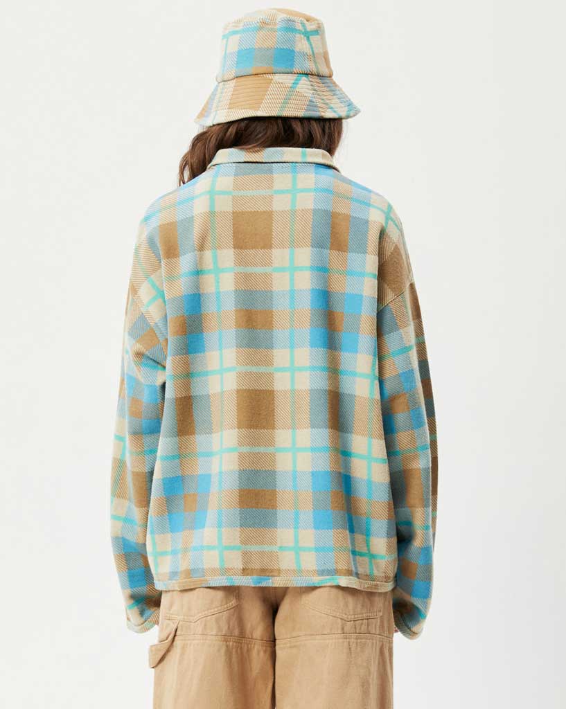 Afends Millie - Hemp Reverse Fleece Jacket Check