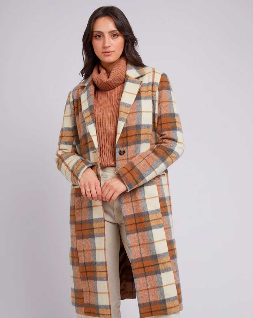 All About Eve Ashton Check Coat