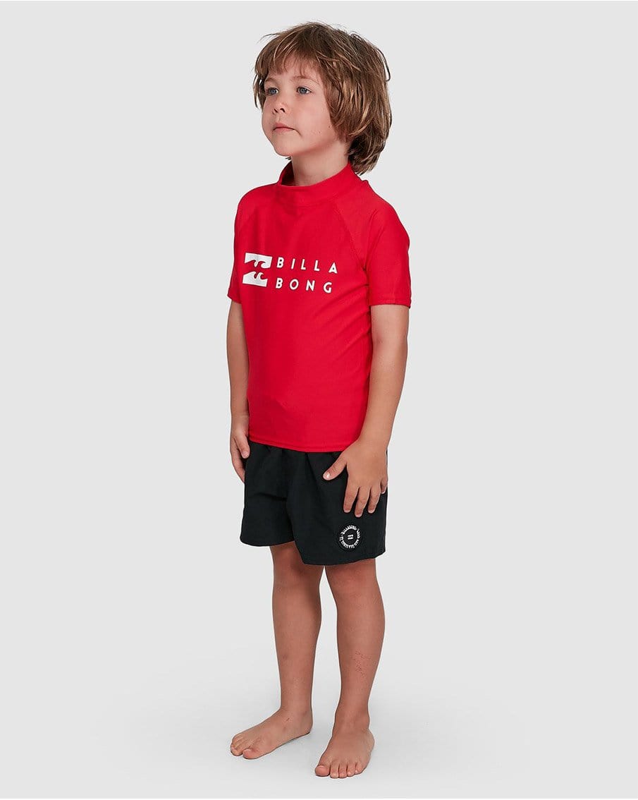 Billabong Groms Union Short Sleeve Rashvest