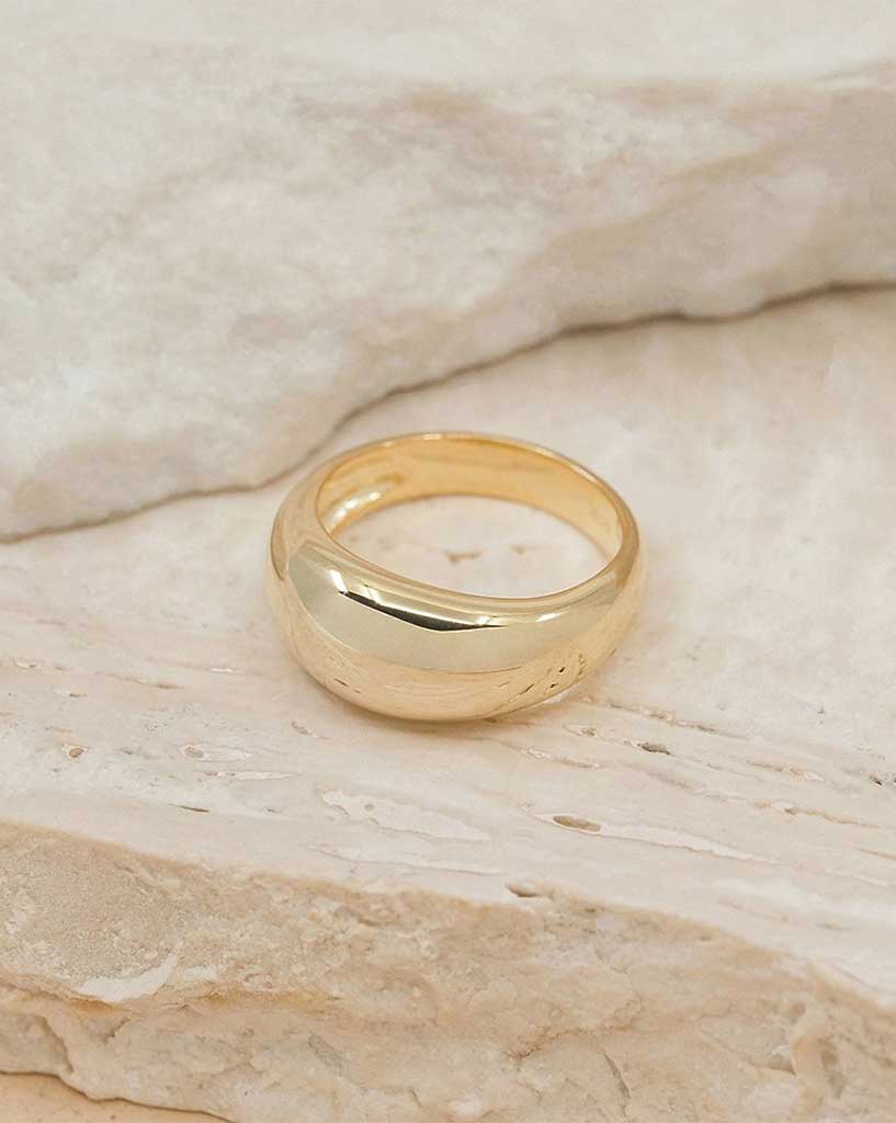 By Charlotte Gold Embrace The Light Ring Size