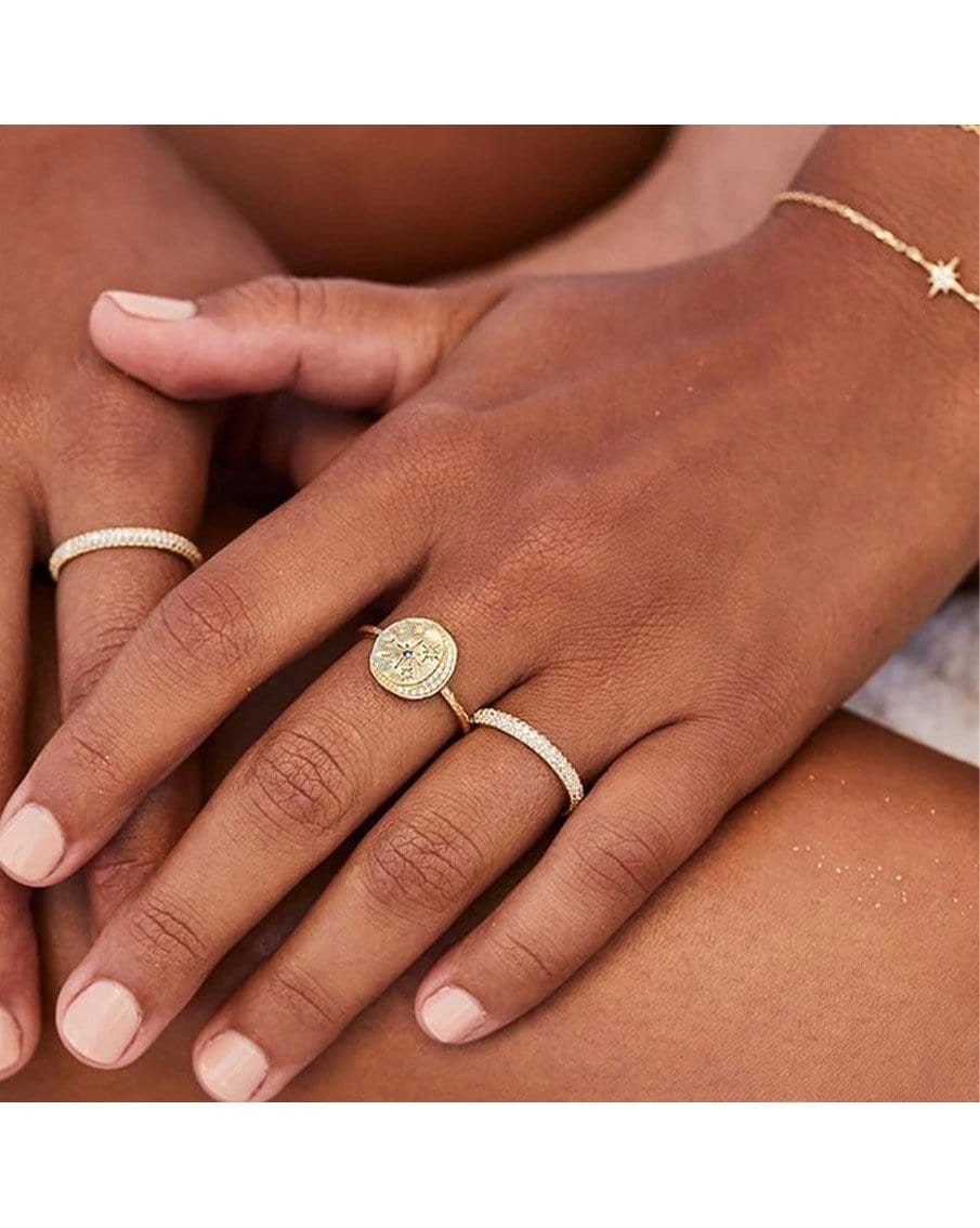 By Charlotte Gold Heavenly Moonlight Ring