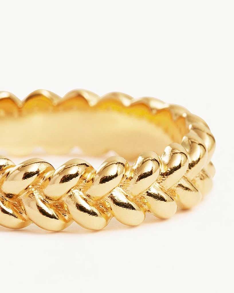 By Charlotte Gold Intertwined Ring