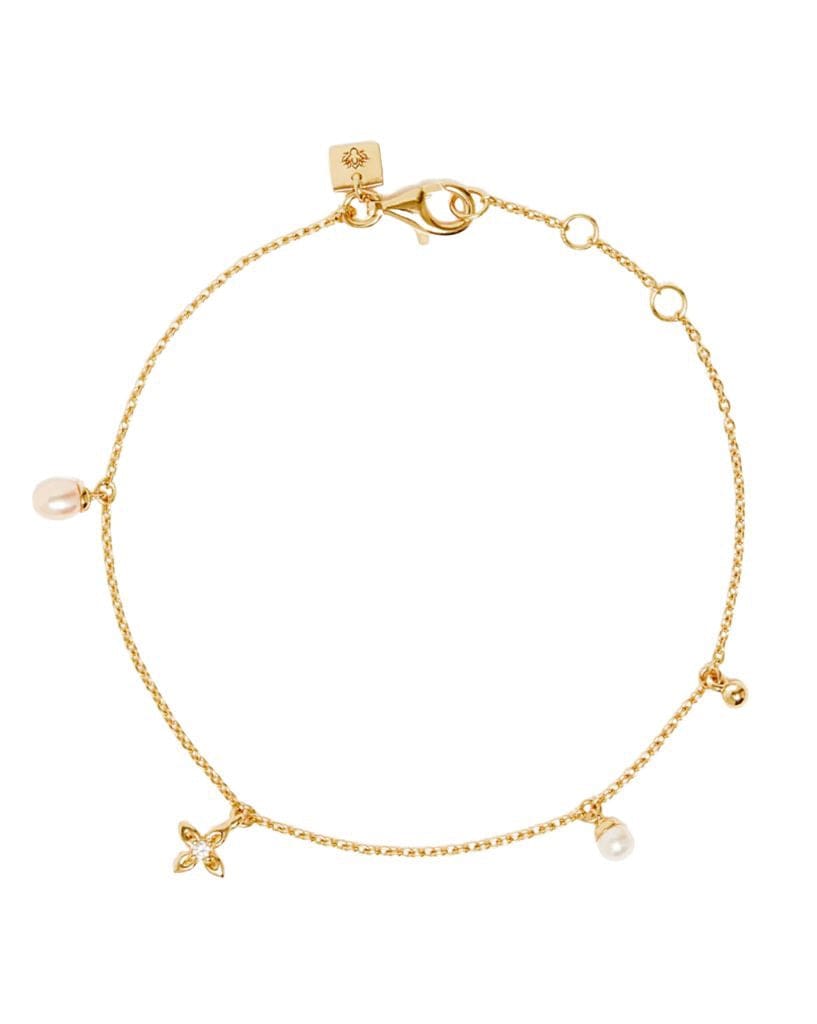 By Charlotte Gold Live in Peace Bracelet