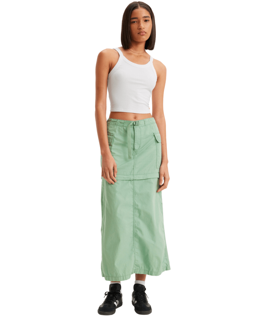 Levi Convertible Cargo Skirt
