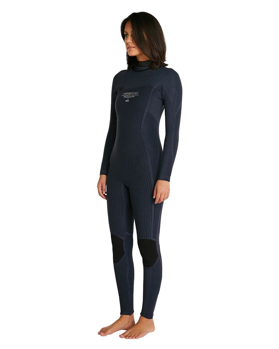 O'Neill Womens Hyperfreak Chest Zip Full 4/3 + Steamer