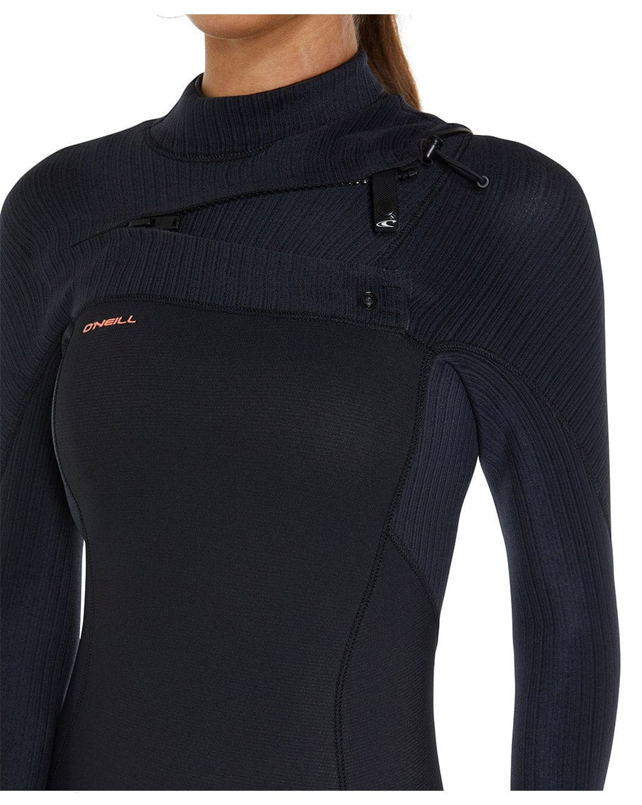 O'Neill Womens Hyperfreak Chest Zip Full 4/3 + Steamer