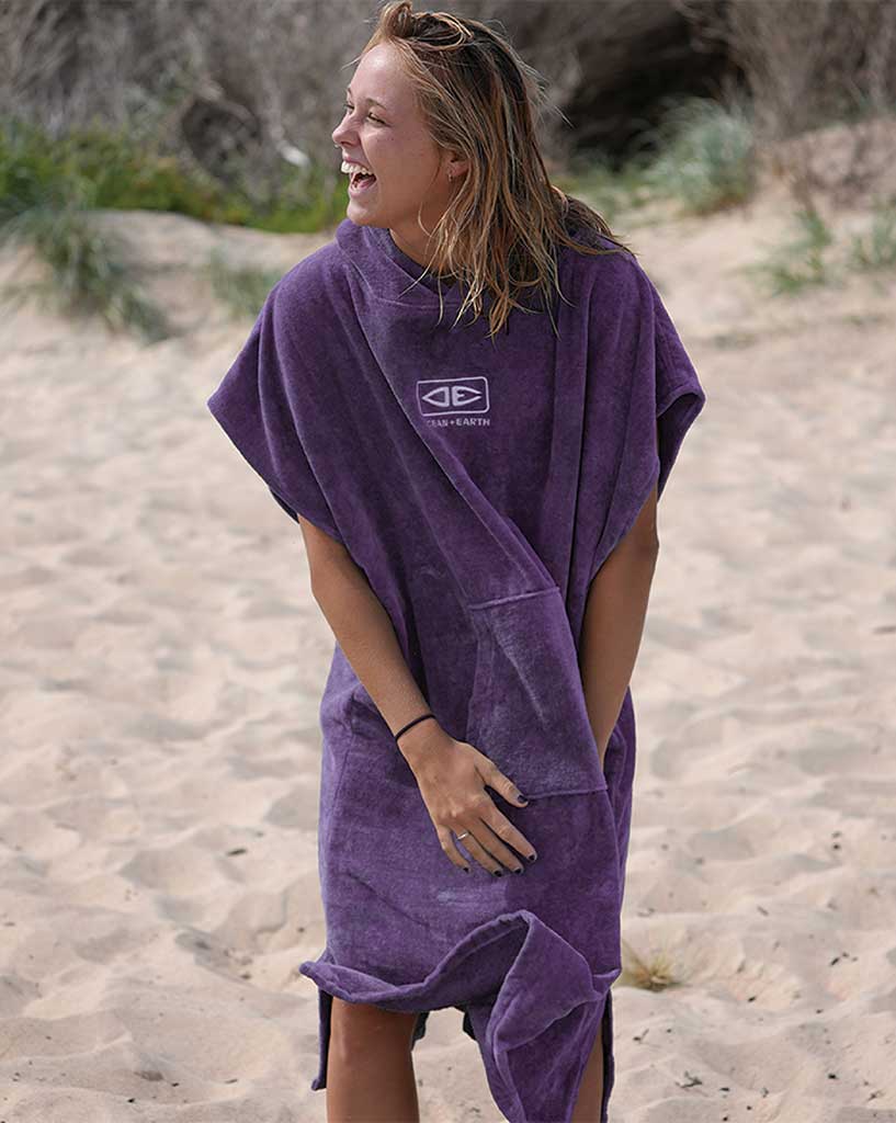 Ocean & Earth Ladies Hooded Poncho