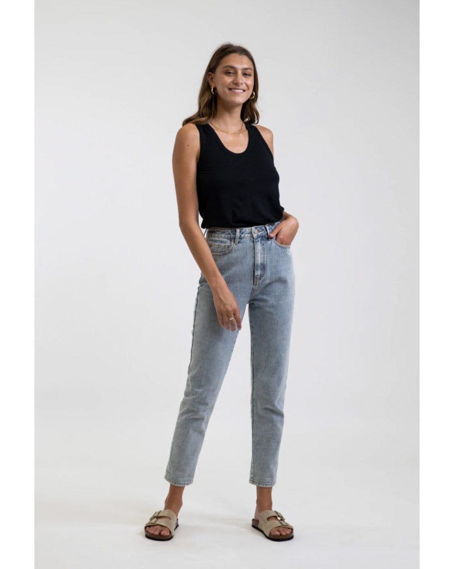 Rhythm Classic Hi-Rise Tapered Jean - Light Wash