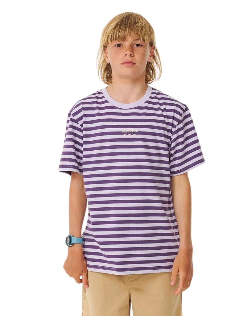 Ripcurl Earth Waves Stripe Tee - Kids