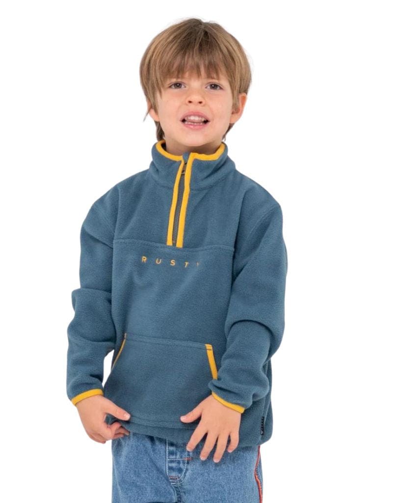 Rusty Polarized 1/4 Zip Polar Fleece Runts