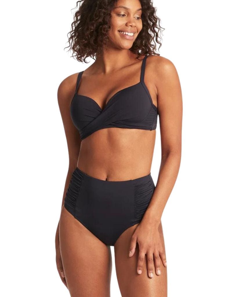 Sea Level Essentials Gathered Side High Waist Pant