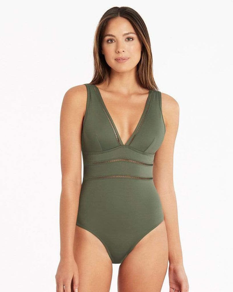 Sea Level Essentials Spliced One Piece