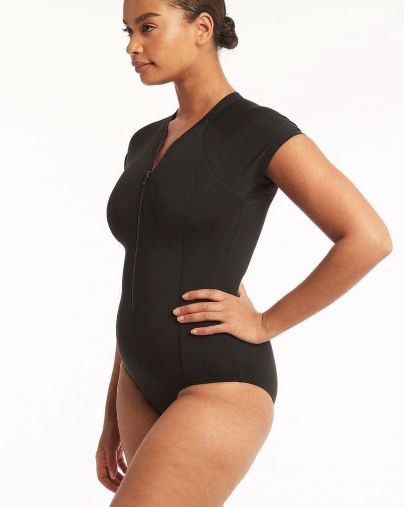 Sea Level Short Sleeve Multifit One Piece