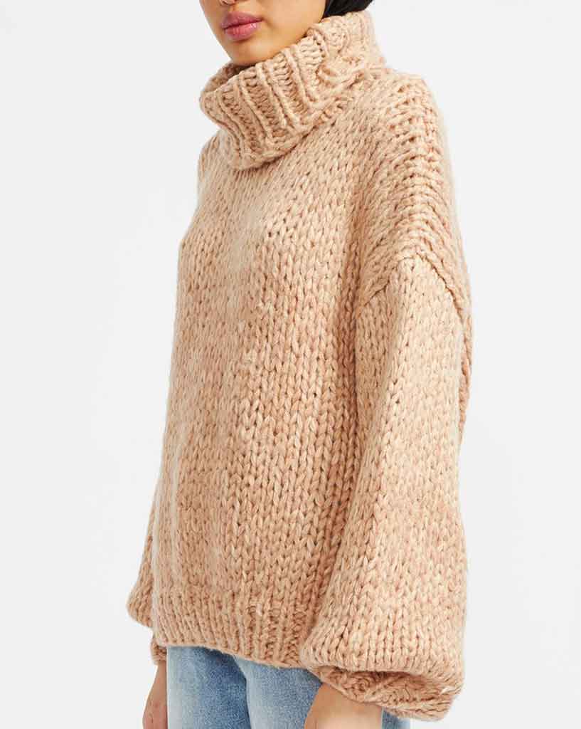Staple the label Aspen Oversize Jumper