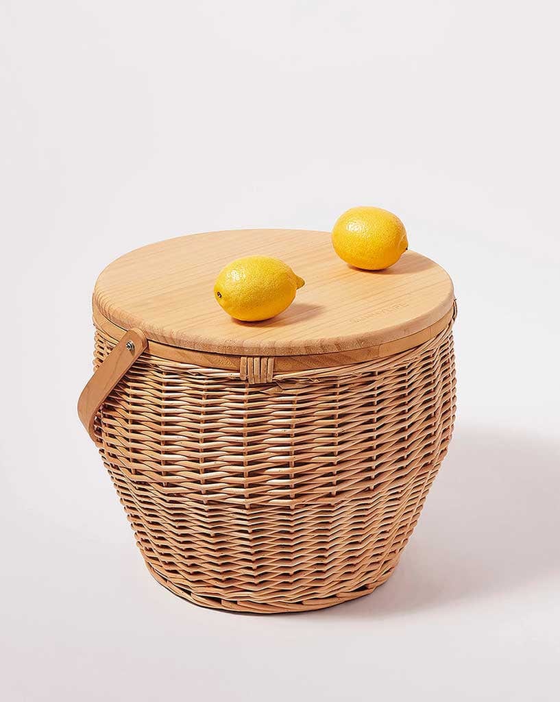 SunnyLife Round Picnic Cooler Basket