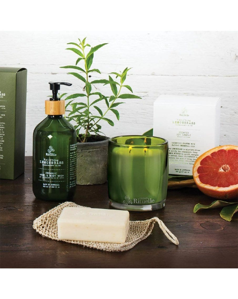 Urban Rituelle Flourish Organics 400gm Candle - Lemongrass
