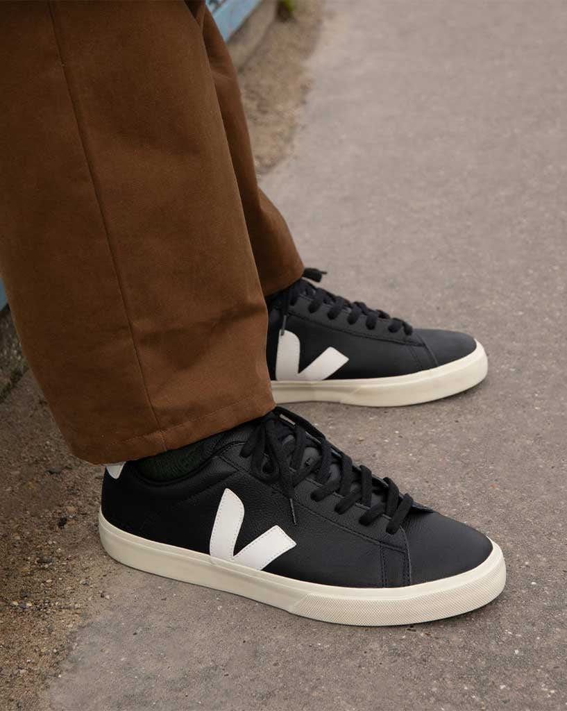 Veja Campo Chromefree Leather Black/White Available Today with