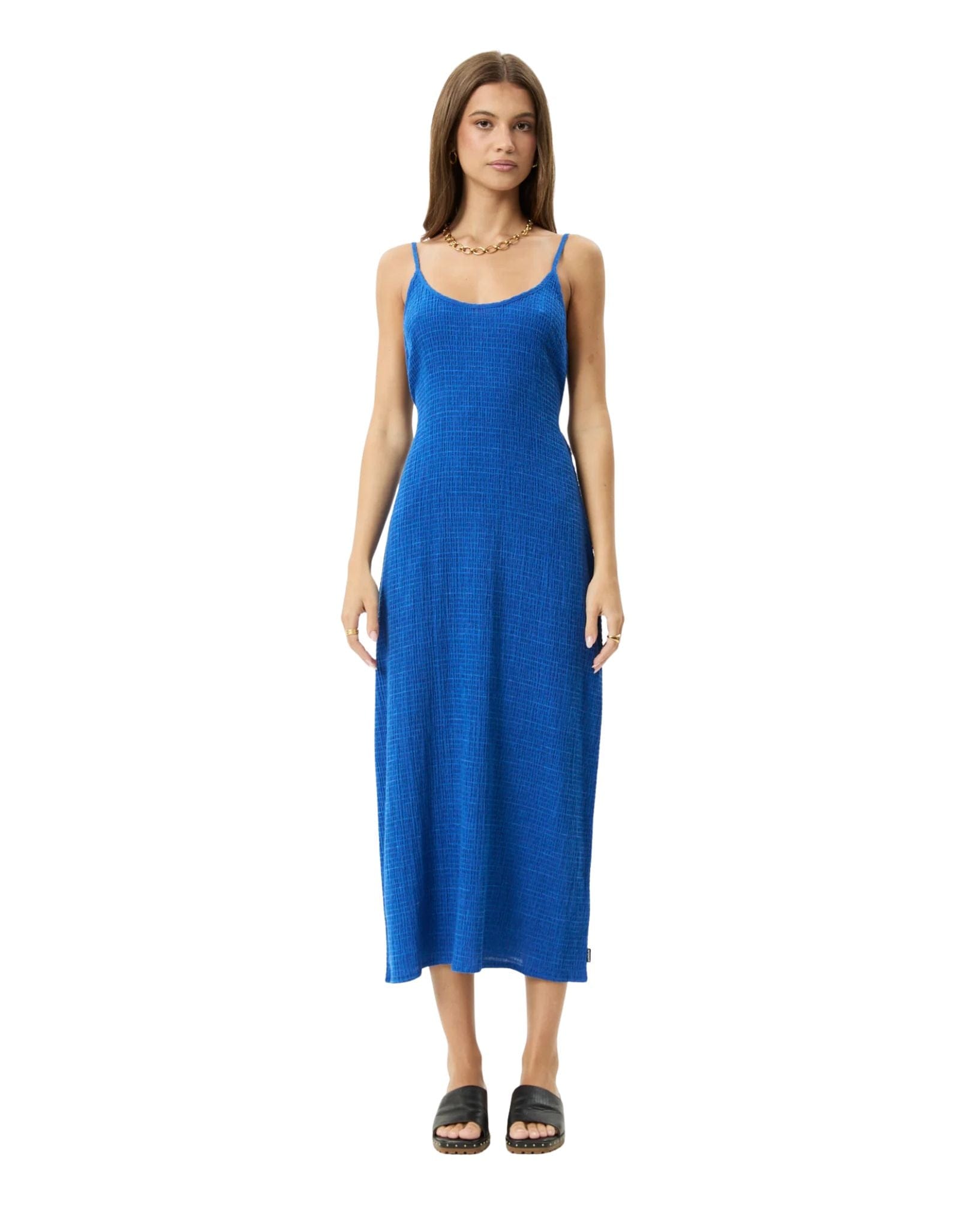 Marina Rumi - Hemp Seersucker Maxi Dress