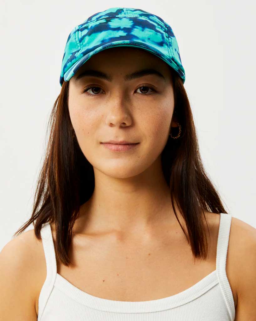 Afends-Unisex-Liquid-Recycled-Panelled-Cap-Jade-Floral