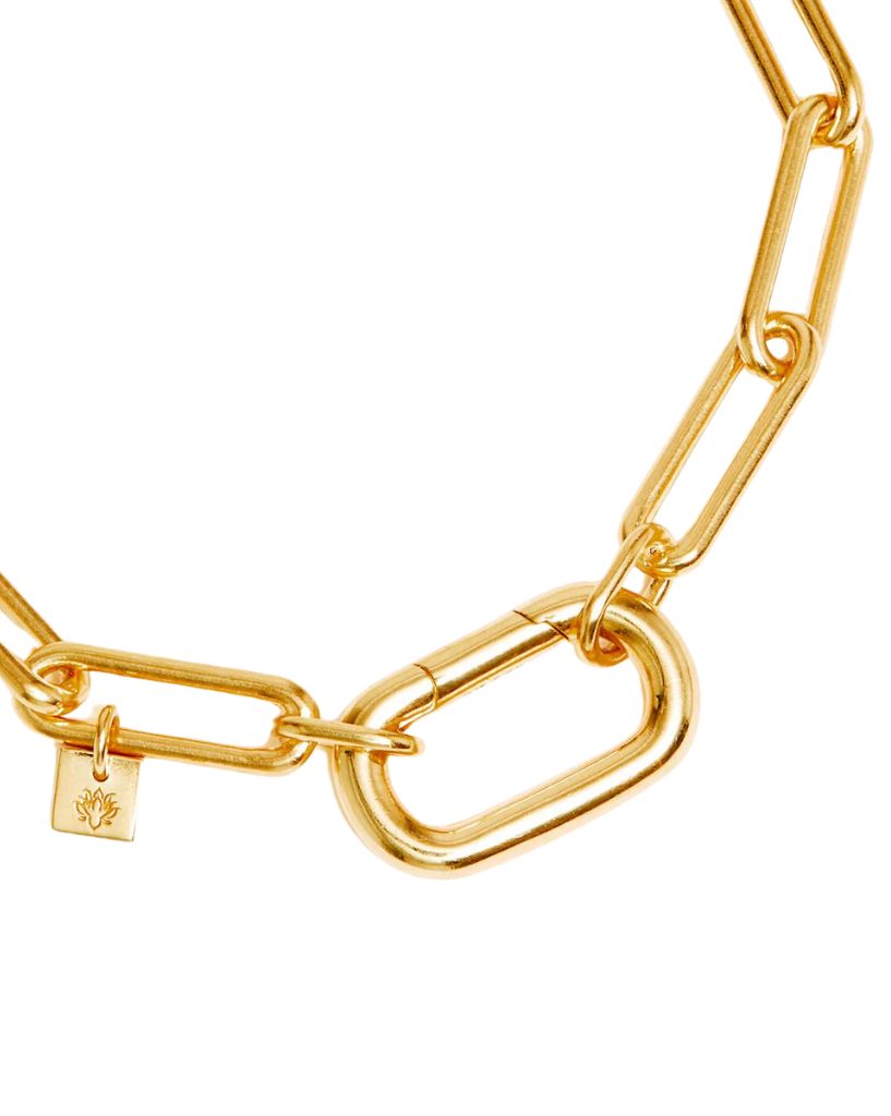 By Charlotte Gold 18" With Love Annex Link Bracelet
