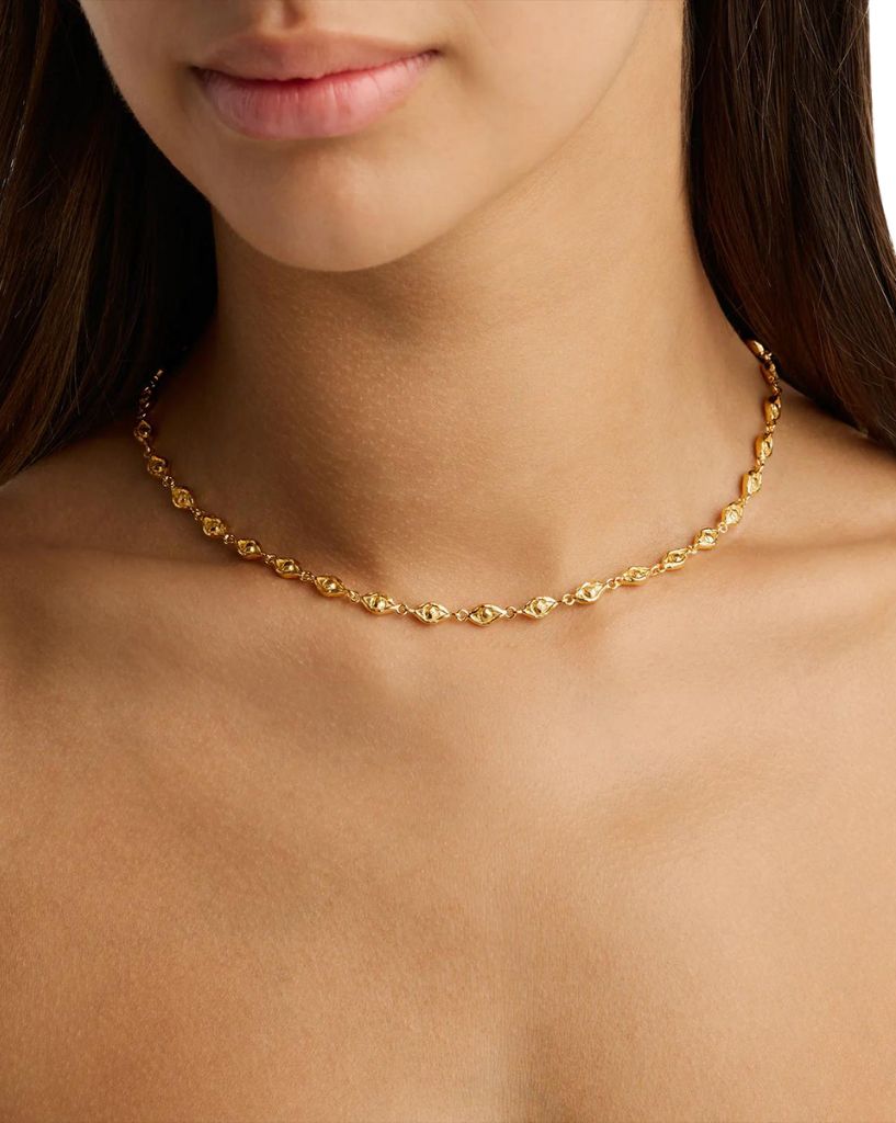 By Charlotte Lucky Eyes Choker Gold