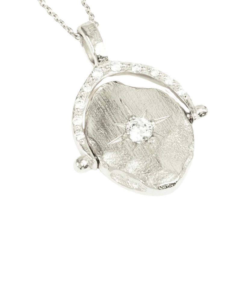 By Charlotte Silver North Star Spinner Necklace