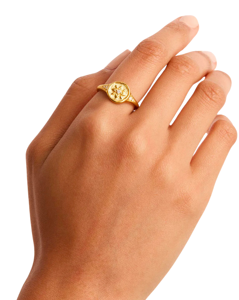 Gold Live in Love Ring