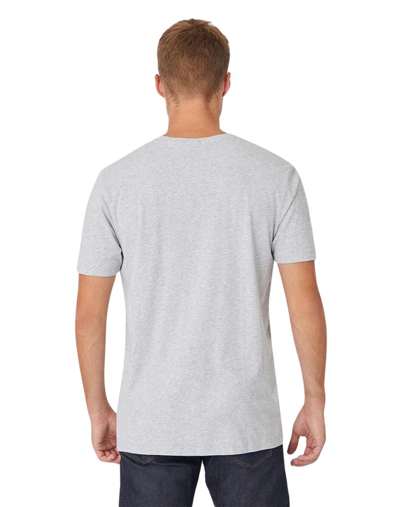 Industrie The New Basic Crew SS Tee Light Grey Marle