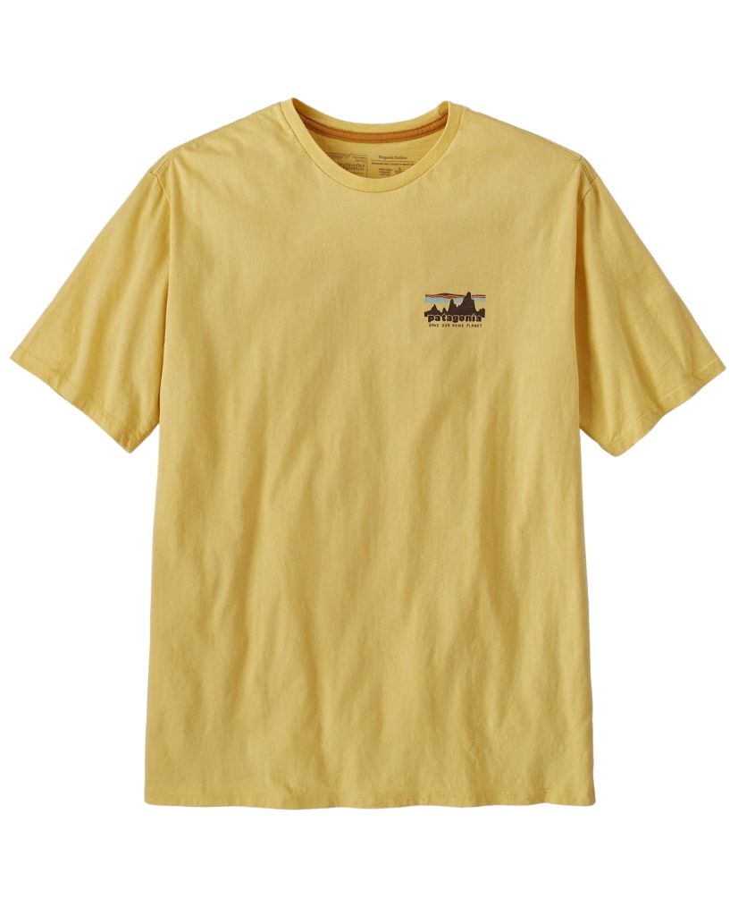 Patagonia M's '73 Skyline Organic T-Shirt Milled Yellow