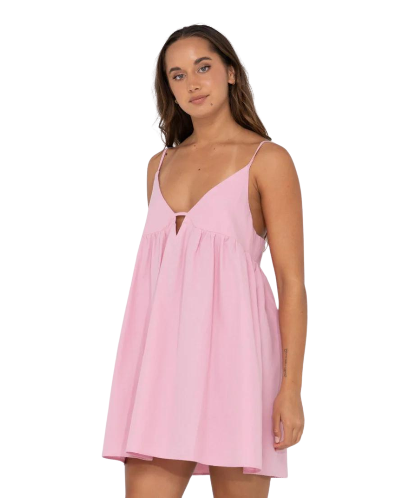 Rusty Felicity Mini Dress Fondant Pink