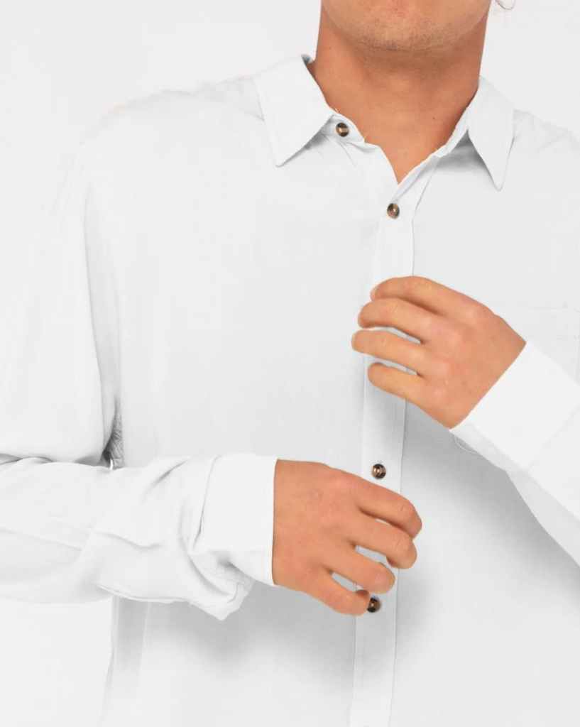 Rusty-Razor-Long-Sleeve-Rayon-Shirt-White-WSM0988