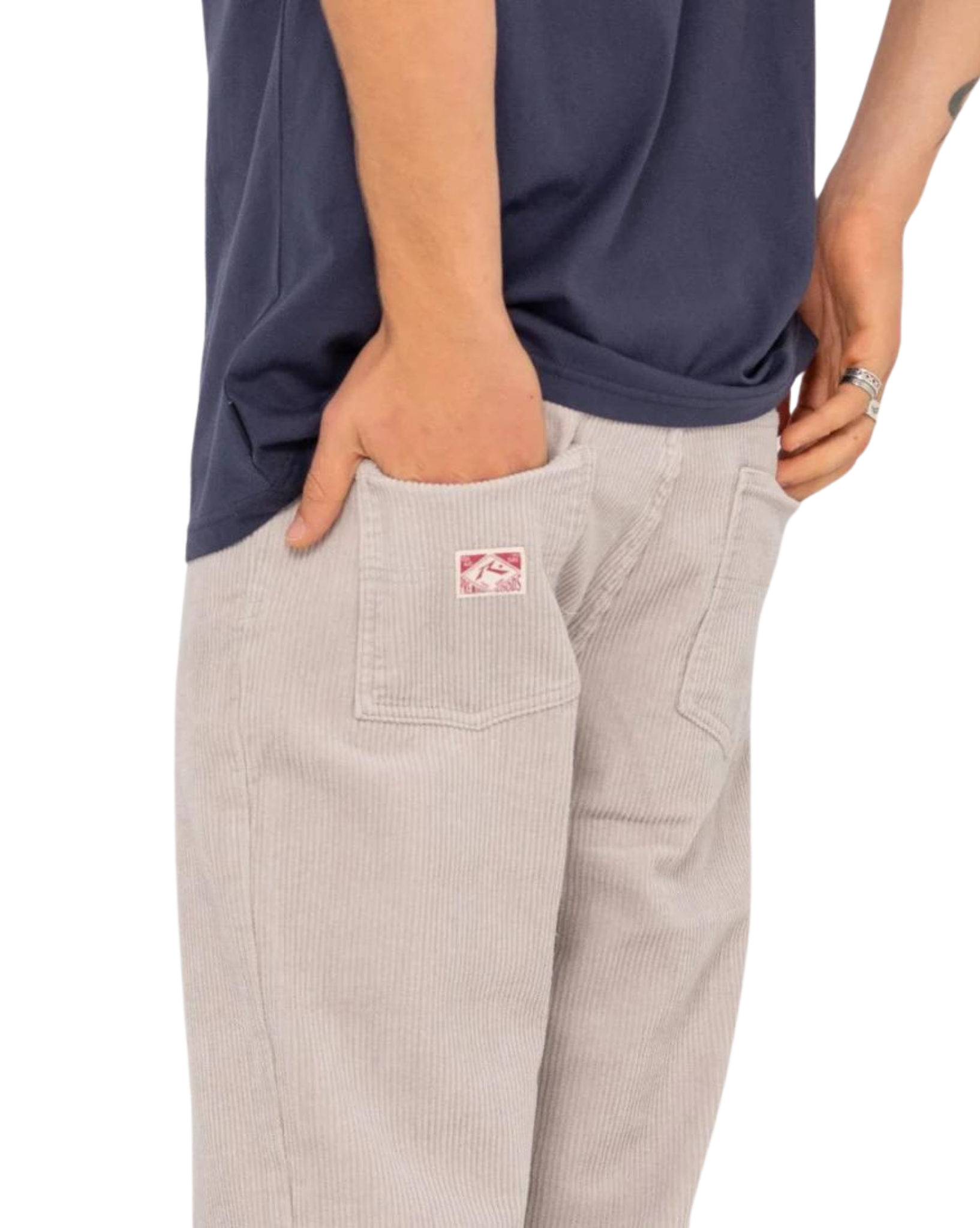 Rusty Rifts 5 Pkt Pant Oyster Gray