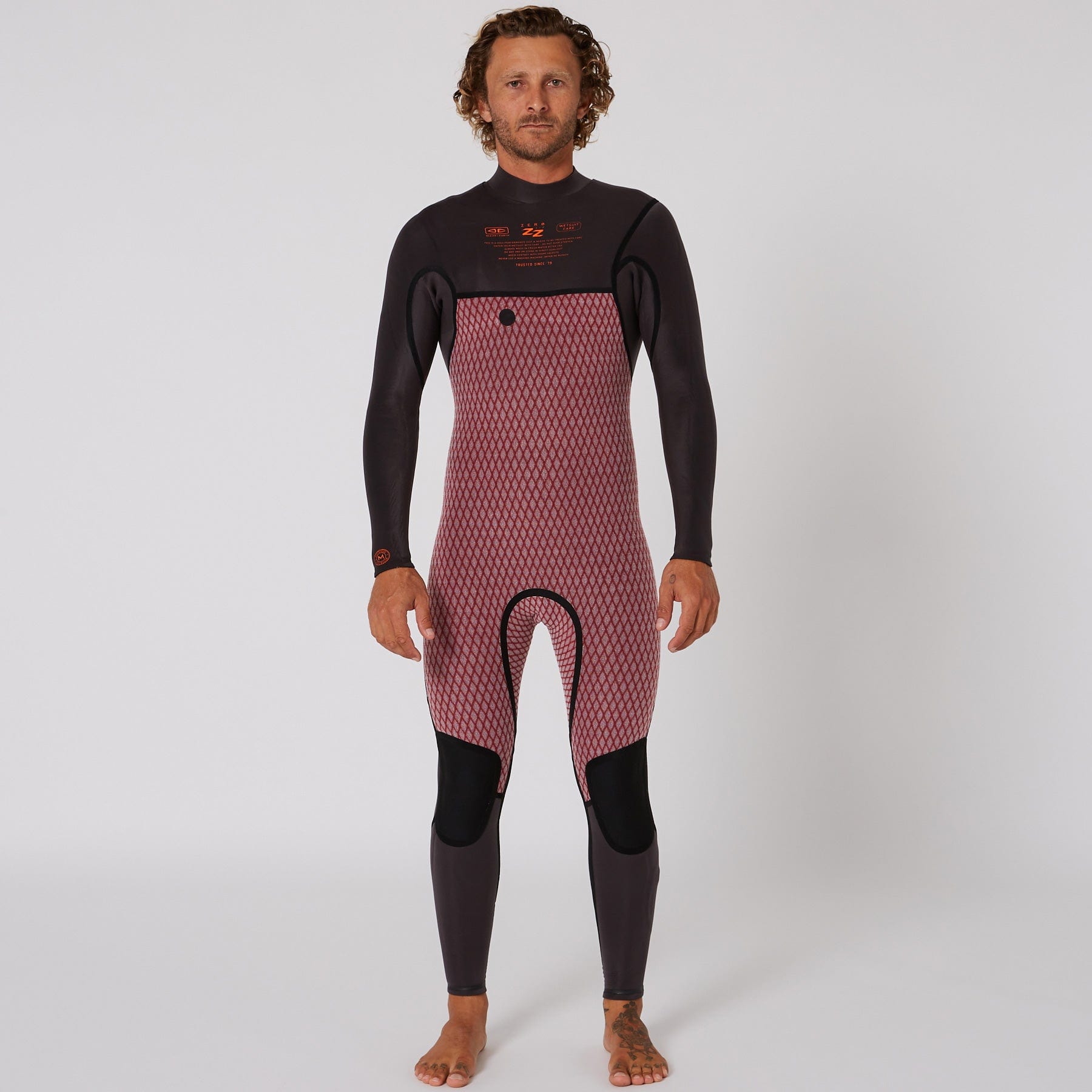 Mens Zero Zip Steamer - 3/2mm