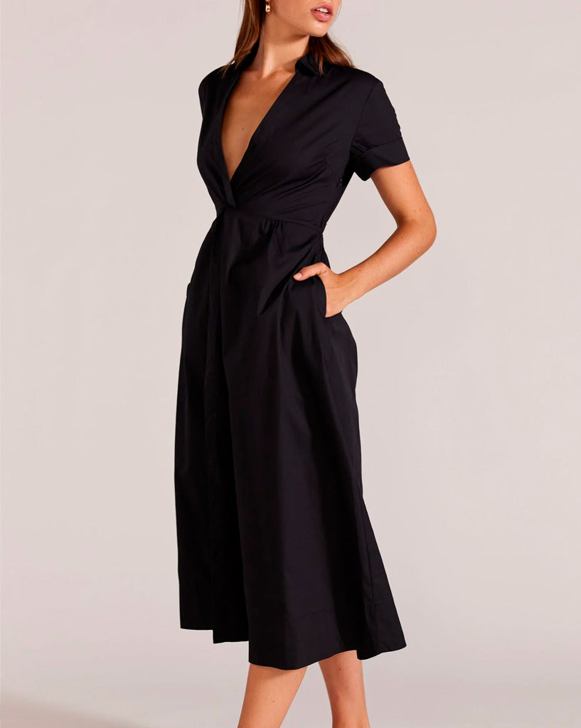 Staple-the-Label-Sutton-Twist-Front-Midi-Shirt-Dress-Black-UT2304462