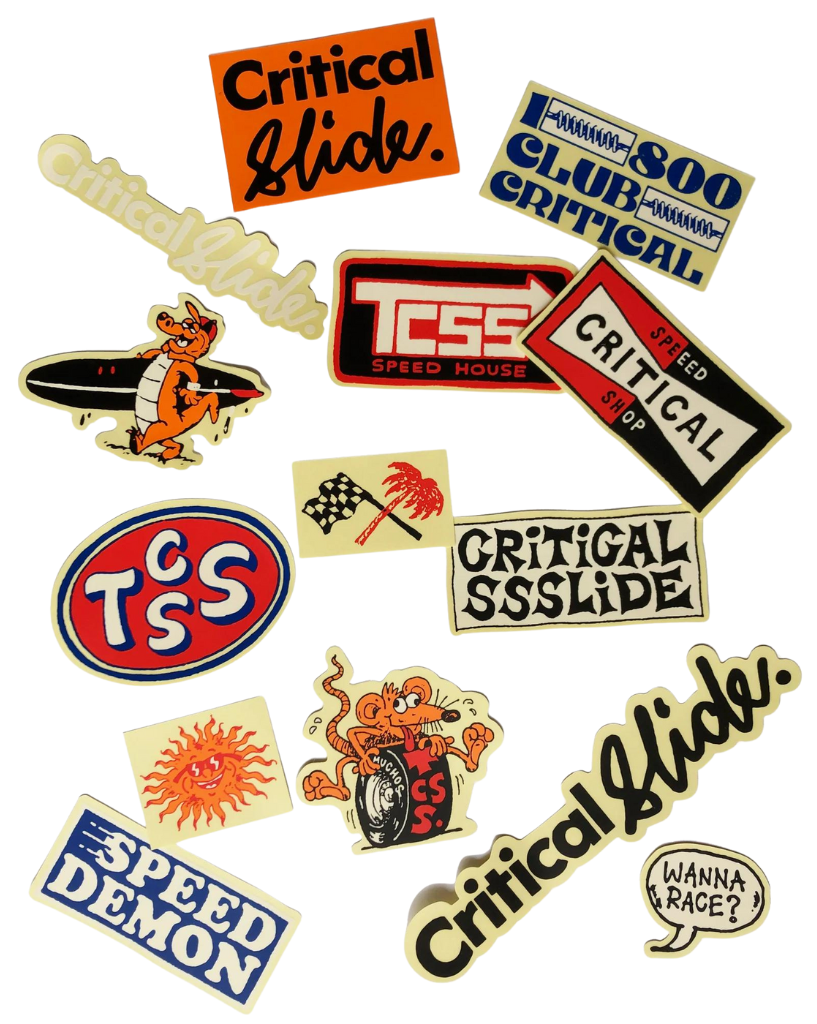 The Critical Slide Society Sticker Pack Version Assorted