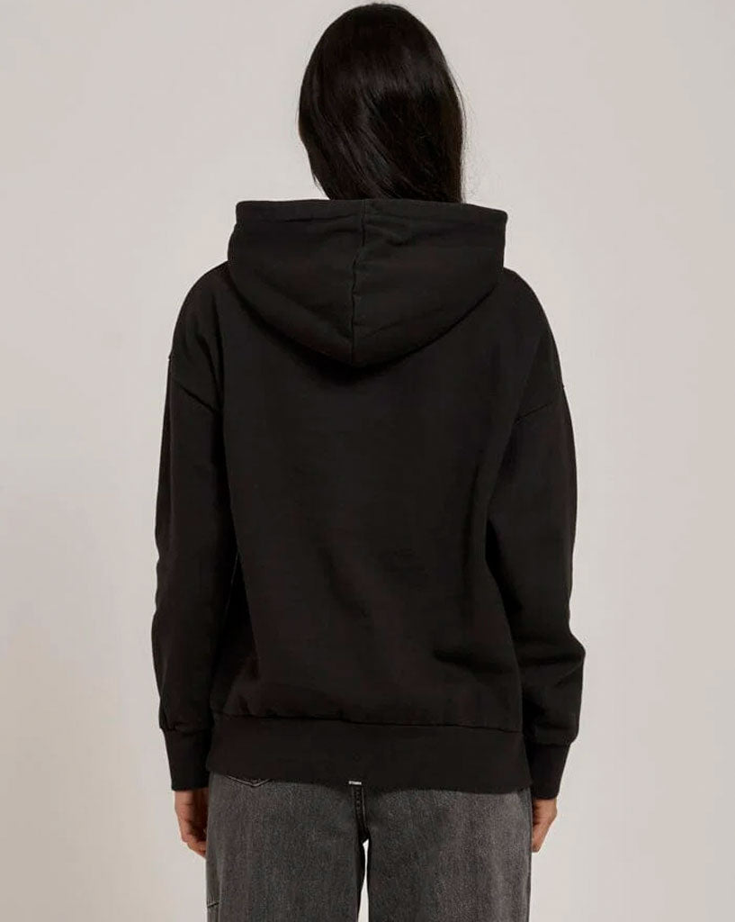 Thrills-As-You-Are-Fleece-Hood-Washed-Black-WTW23-226BW