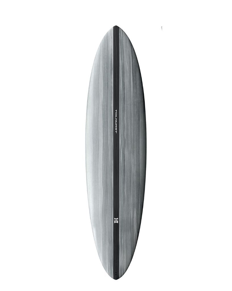 HI Mid 6 Thunderbolt Black Surfboard