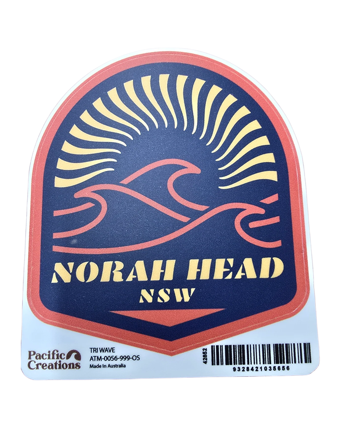Gerringong -  Tri Wave - Mens Sticker