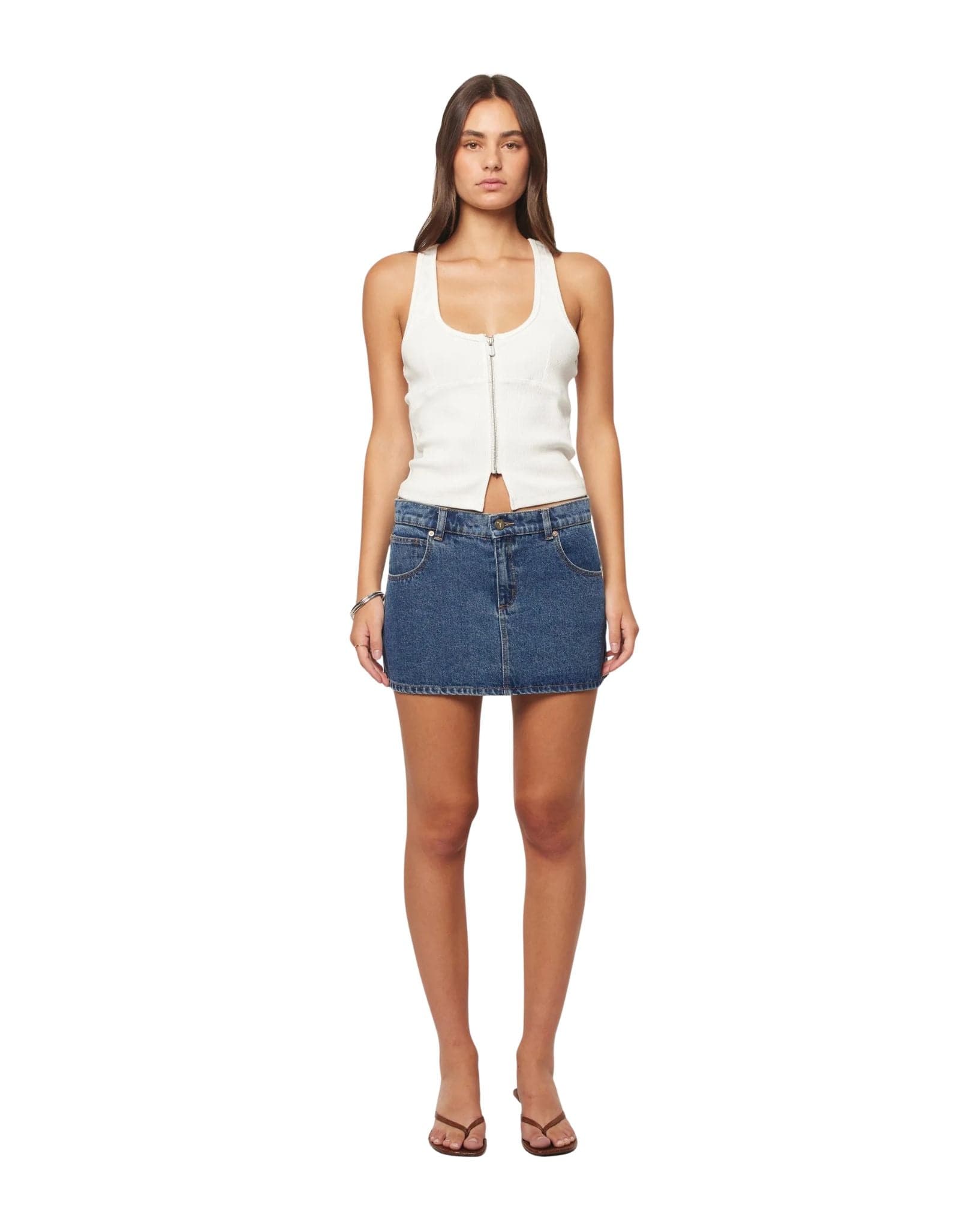 Abrand 99 Skirt Bella Mid Blue