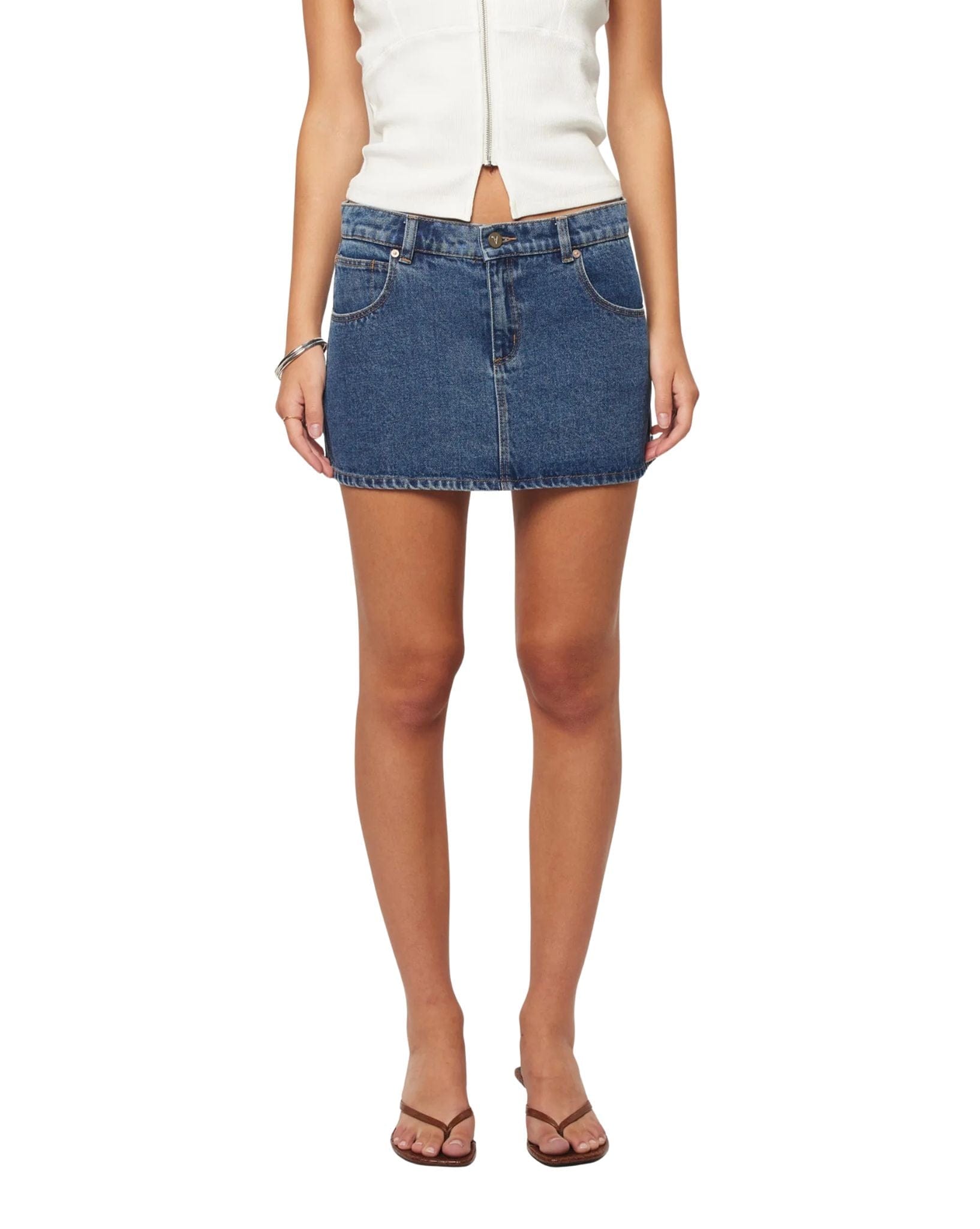 Abrand 99 Skirt Bella Mid Blue