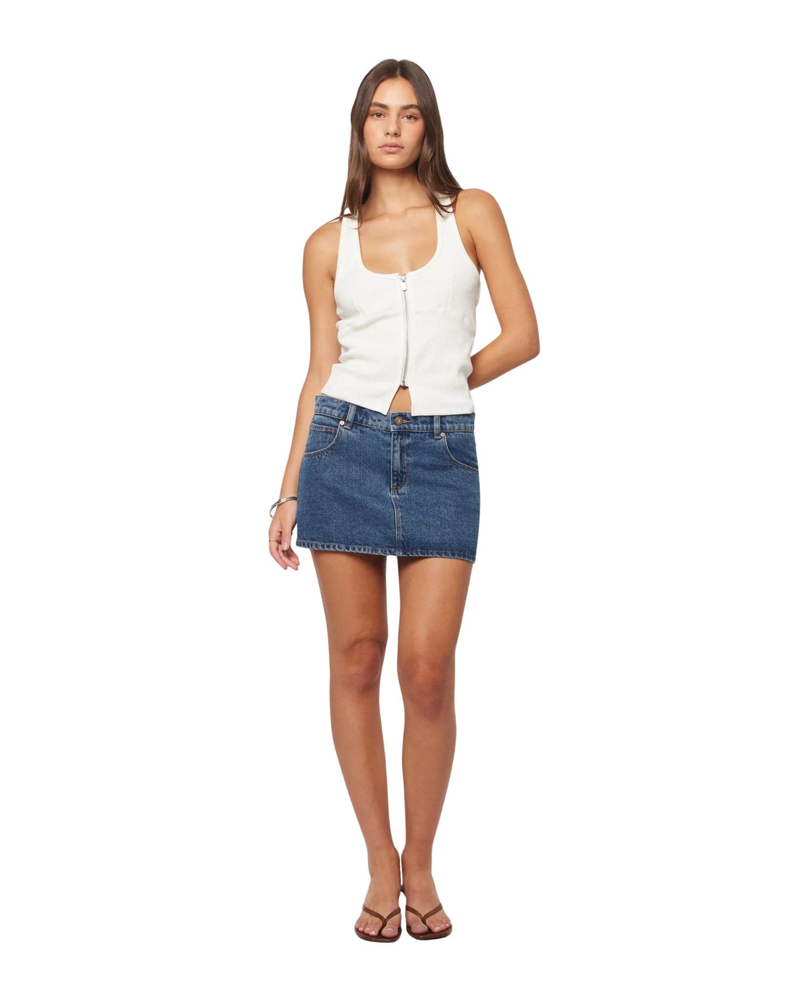 Abrand 99 Skirt Bella Mid Blue