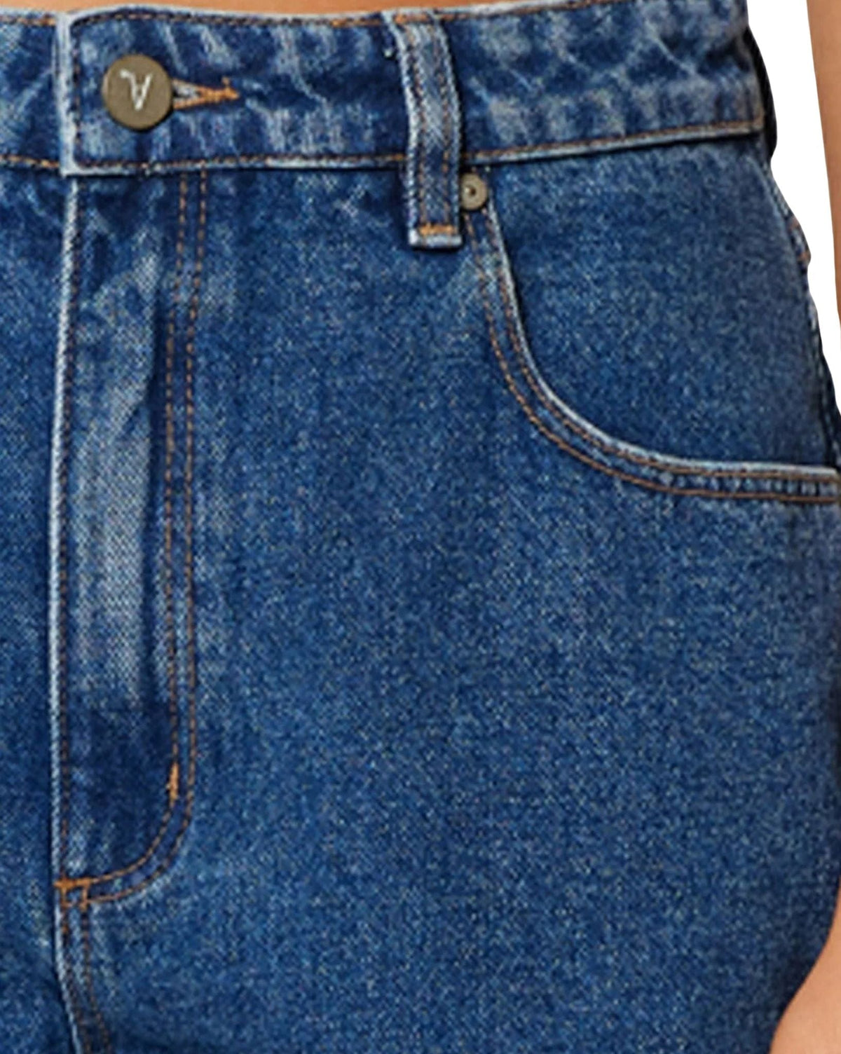 Abrand Venice Short Bella - Mid Blue