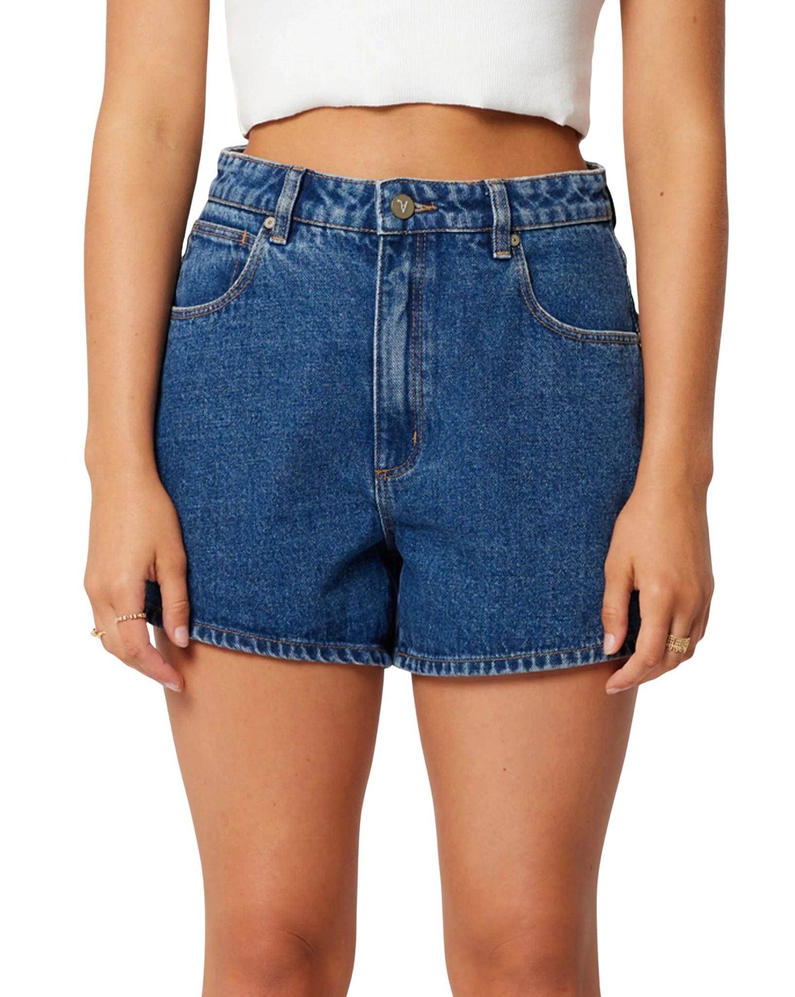 Abrand Venice Short Bella - Mid Blue