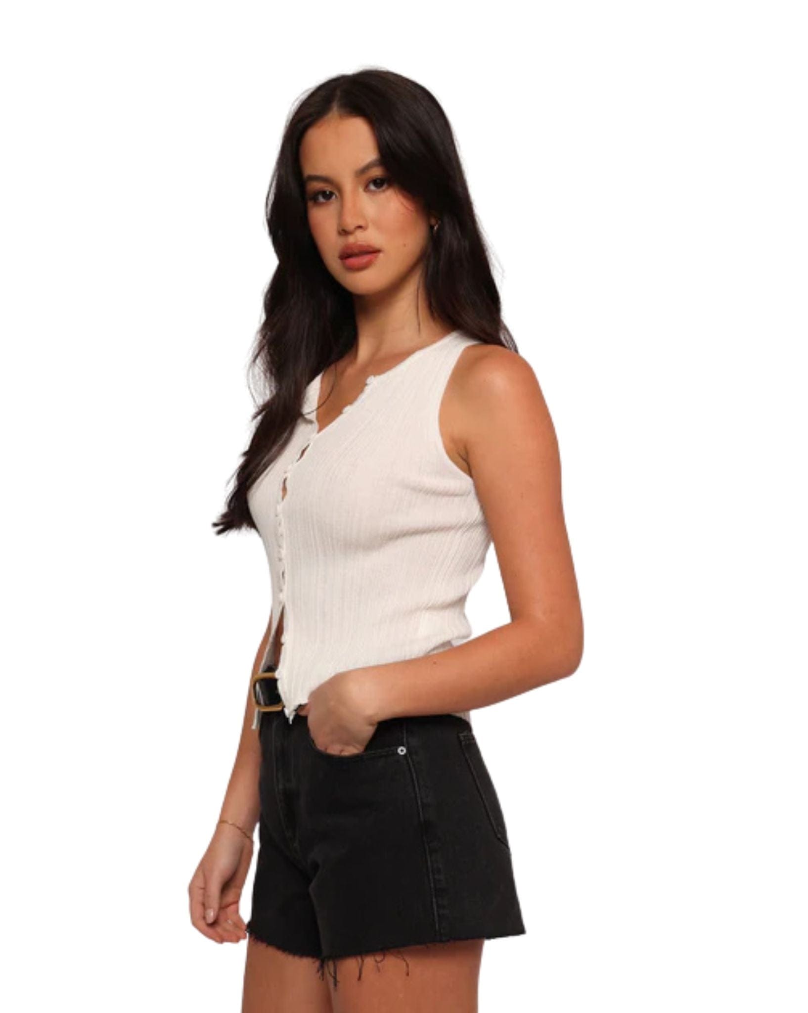 Abrand Venice Short Heidi - Washed Black
